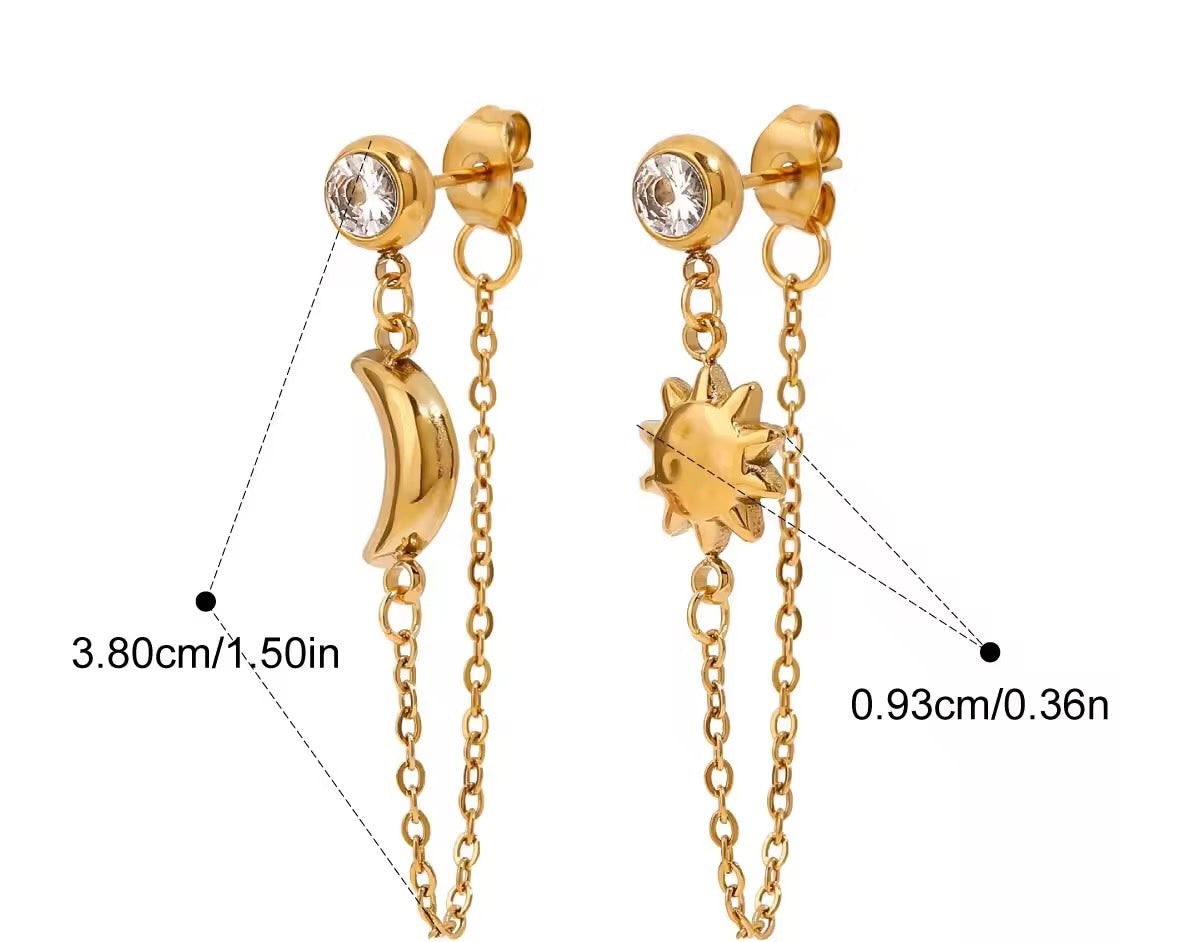 Sun Moon Dangles