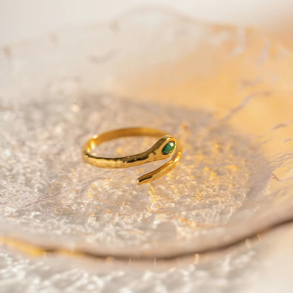 Serpent Minimalist Ring