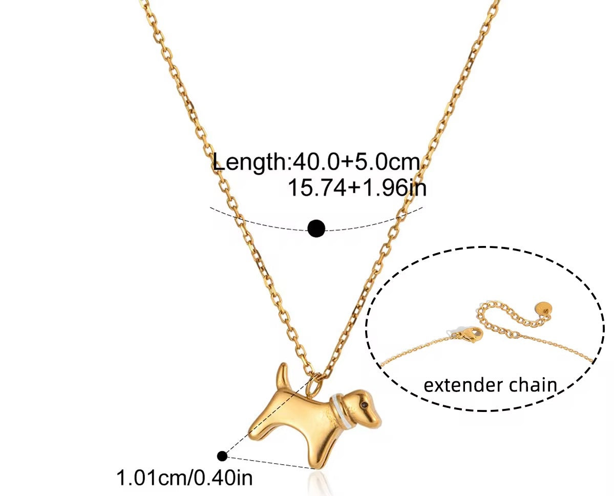 Tiny Cat Dog Necklace