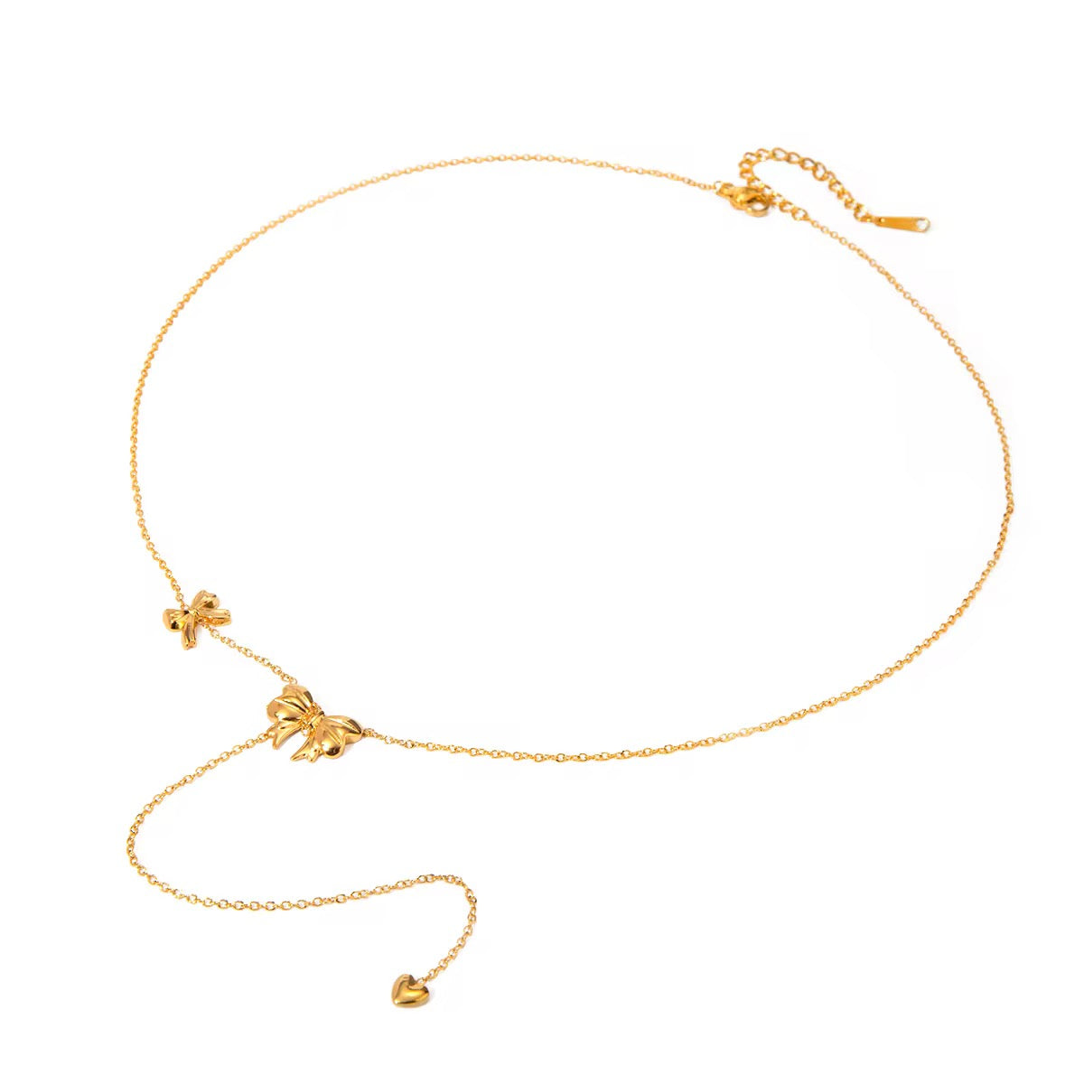 Bow Lariat Necklace