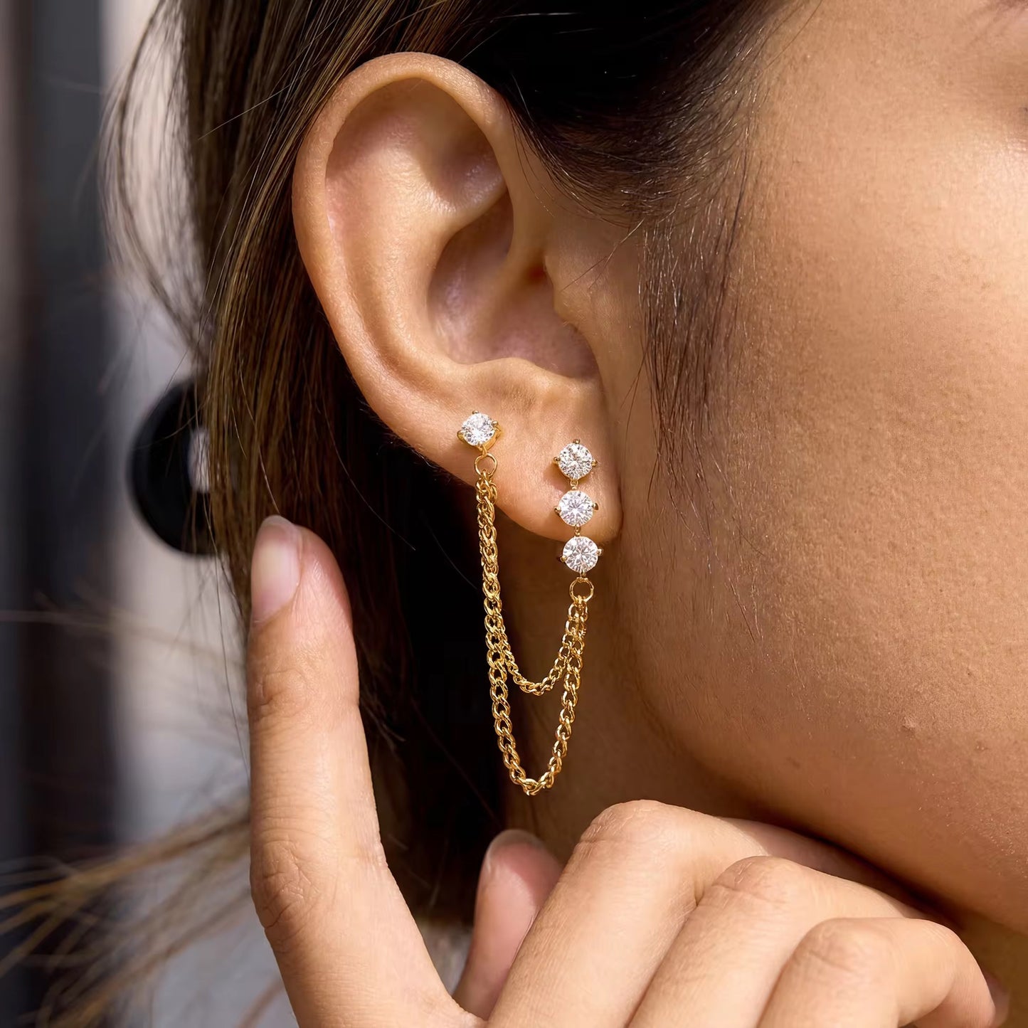 Zirconia Boho Earrings