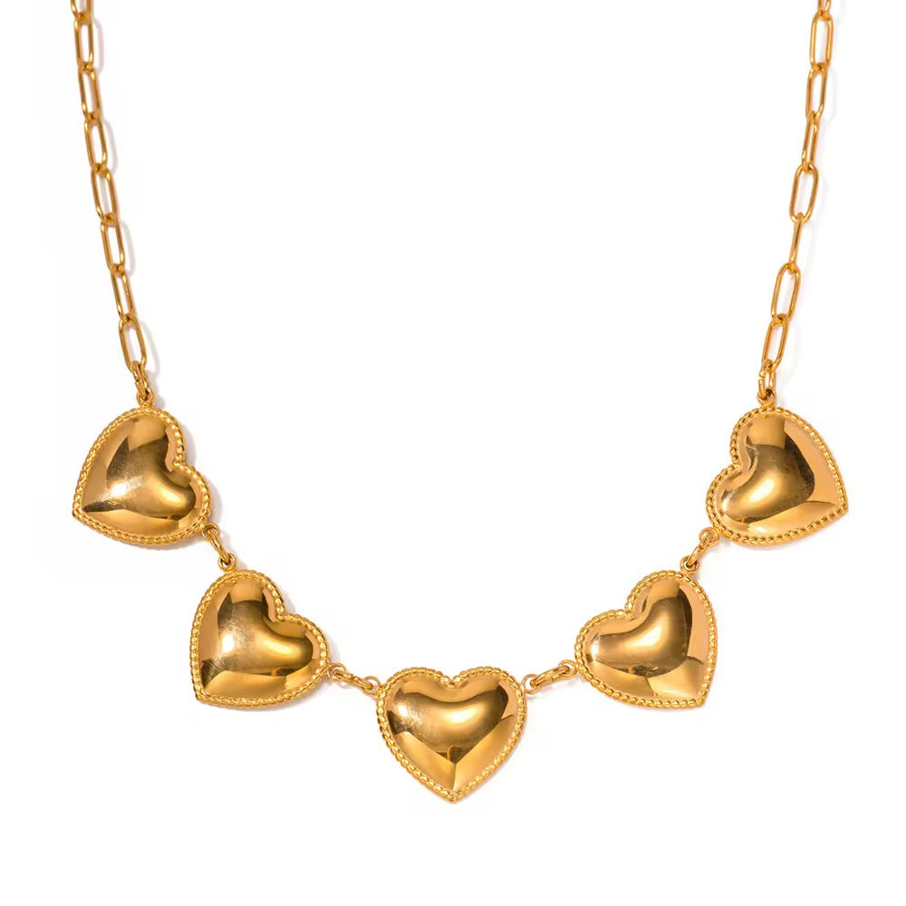 Small Hearts Necklace