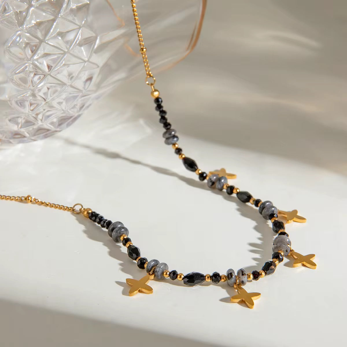 Crystal Cross Necklace