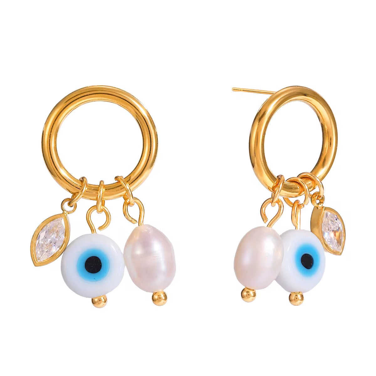 Eye Zirconia studs