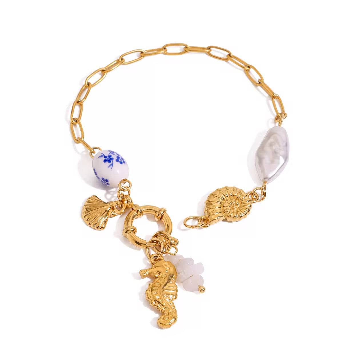 Seahorse Charm Bracelet