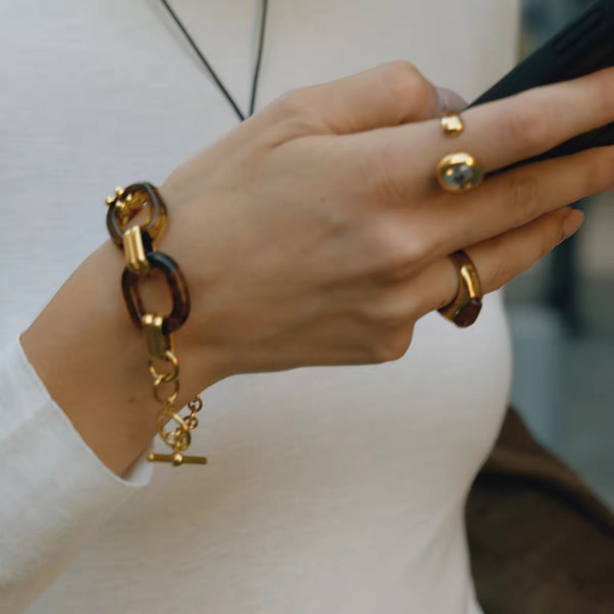 Chunky Resin Bracelet