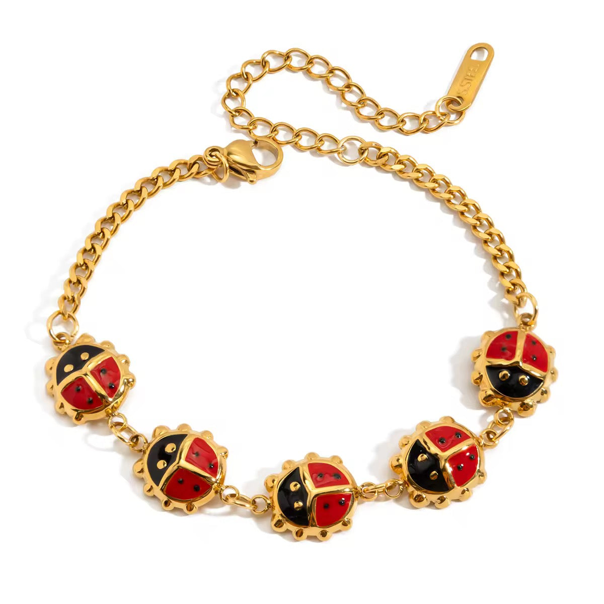 Ladybug bracelet