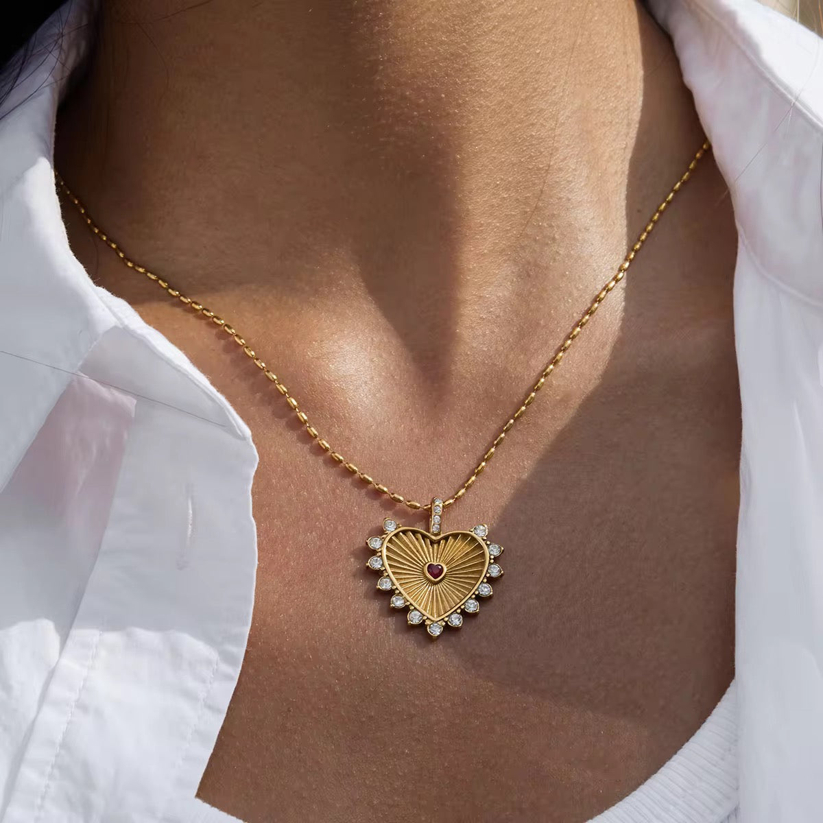 Vintage Heart Necklace