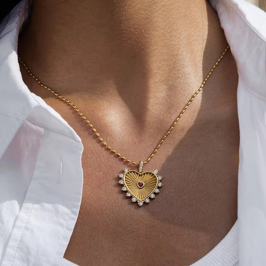 Vintage Heart Necklace