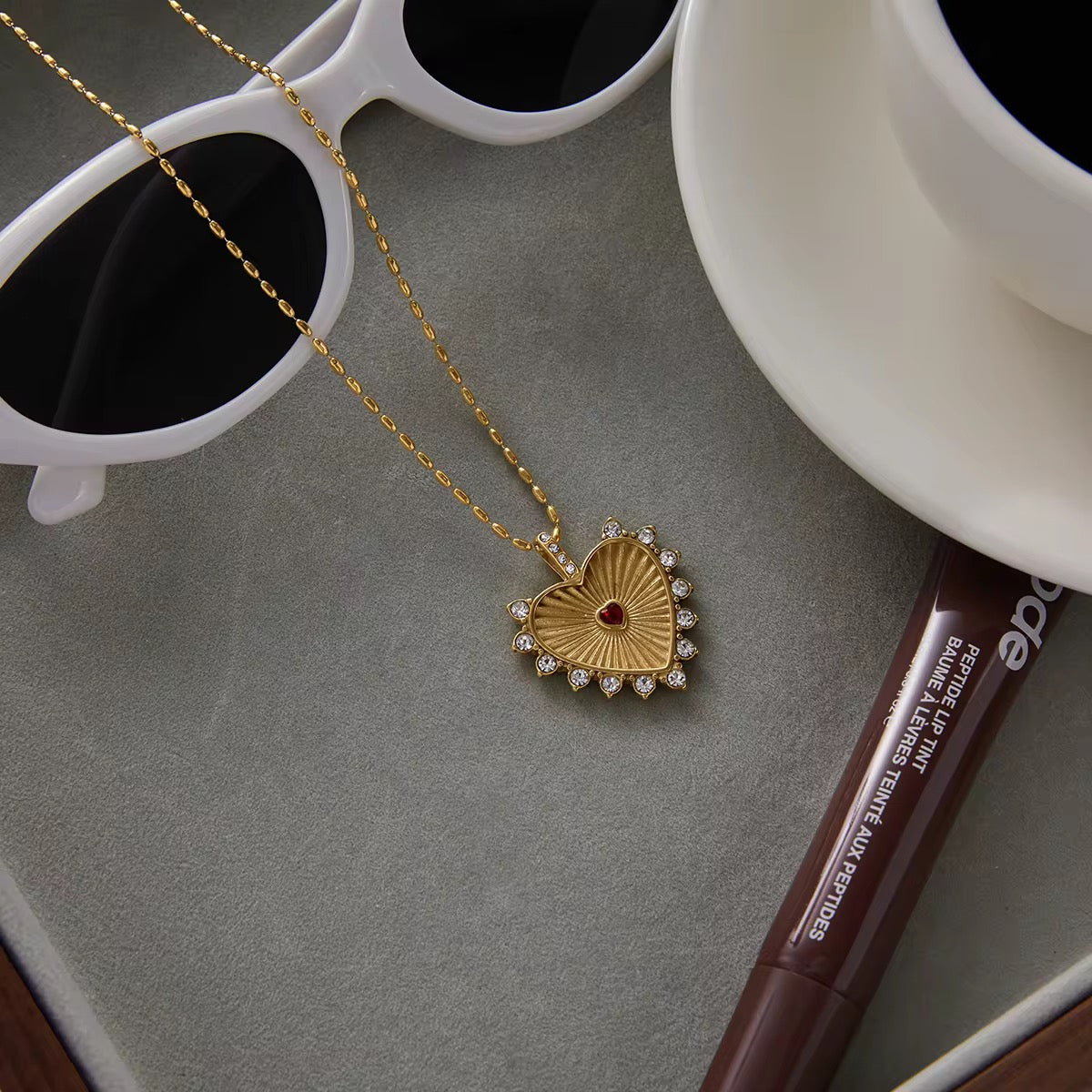 Vintage Heart Necklace