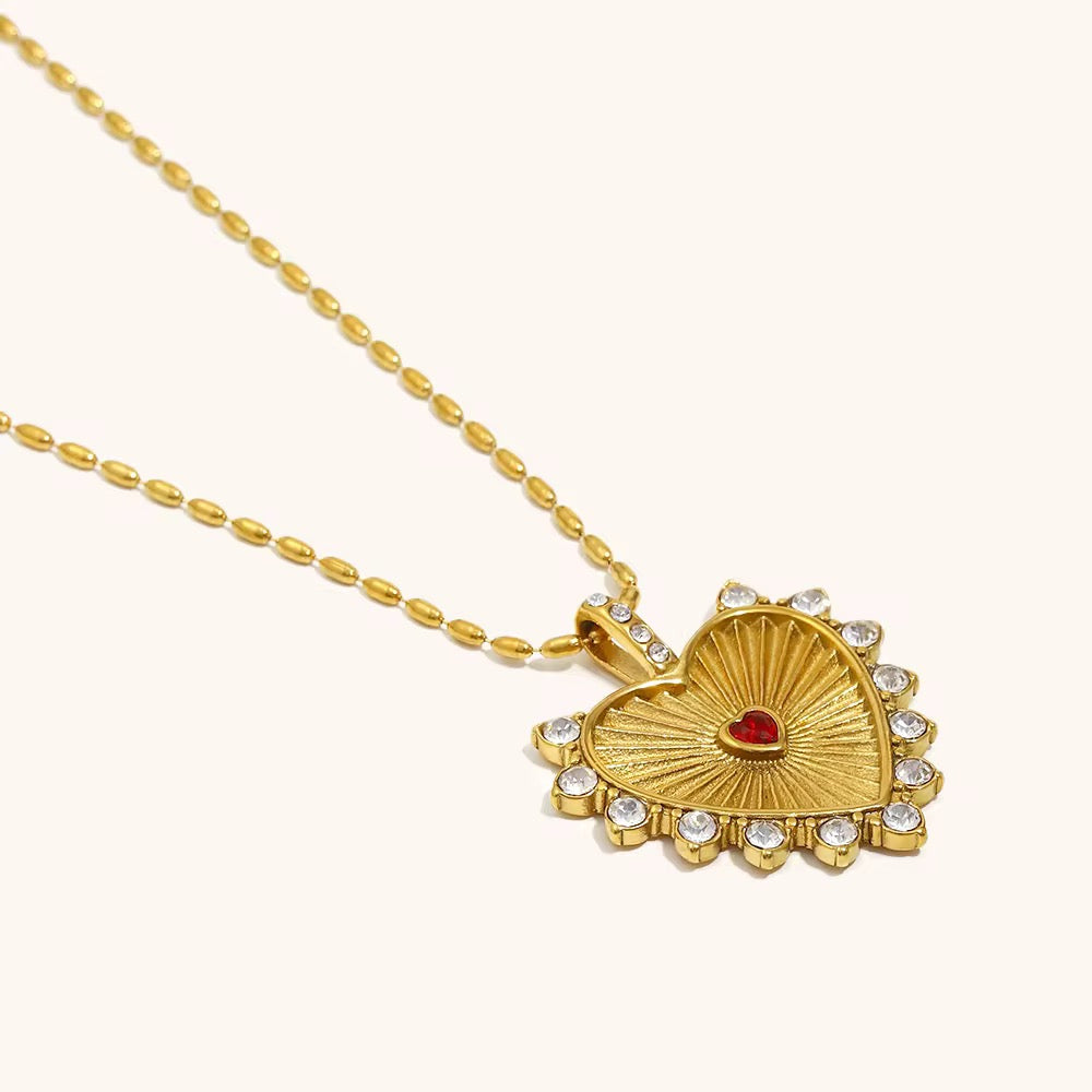 Vintage Heart Necklace