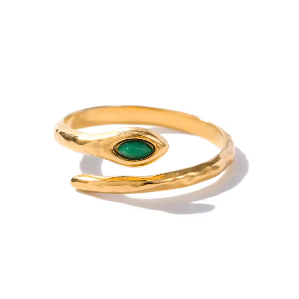 Serpent Minimalist Ring