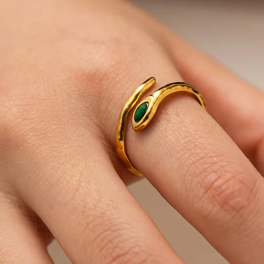Serpent Minimalist Ring