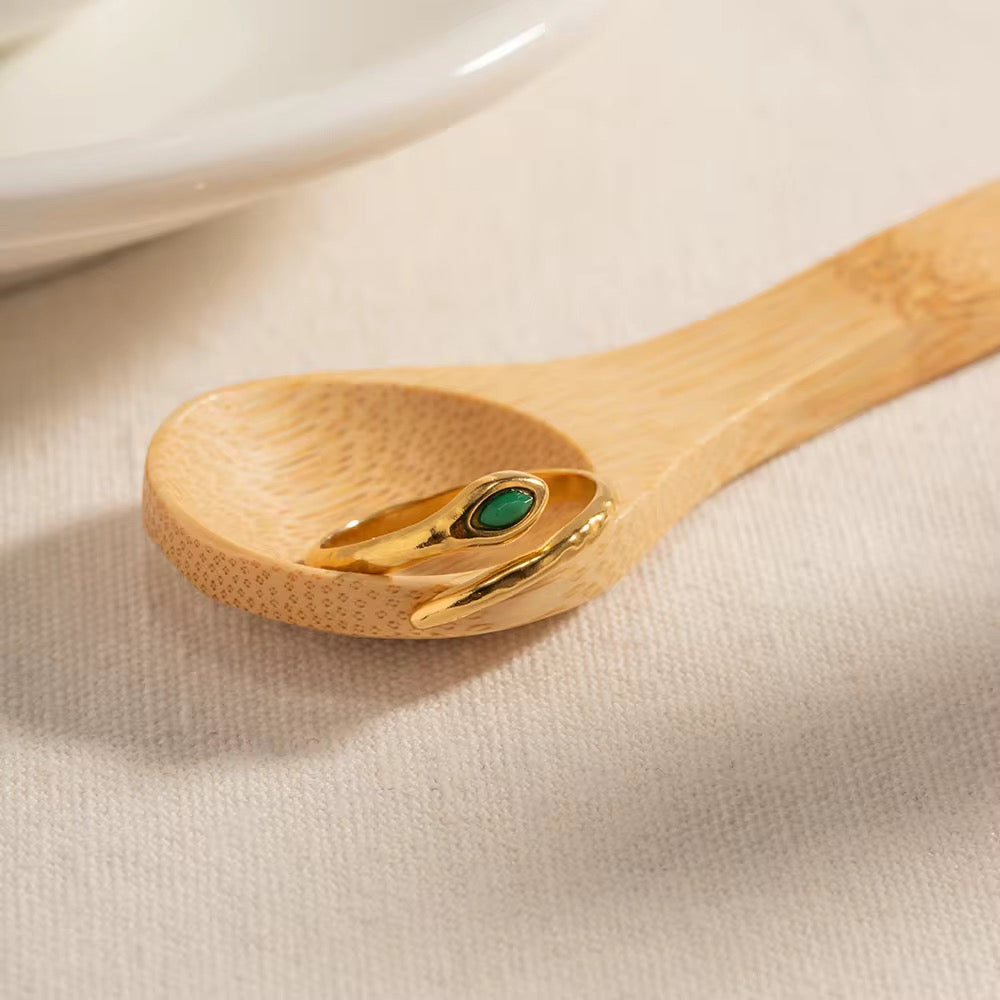 Serpent Minimalist Ring