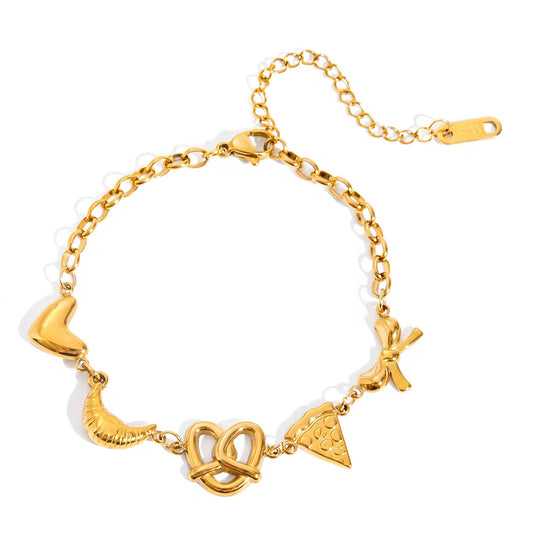 Croissant Pizza Bracelet