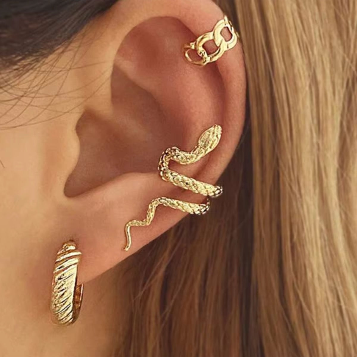 Serpent Ear Cuff
