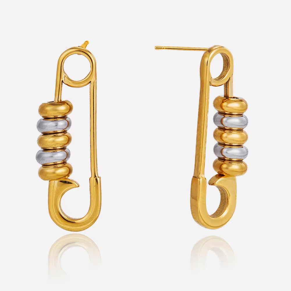 Safety Pin Earrings