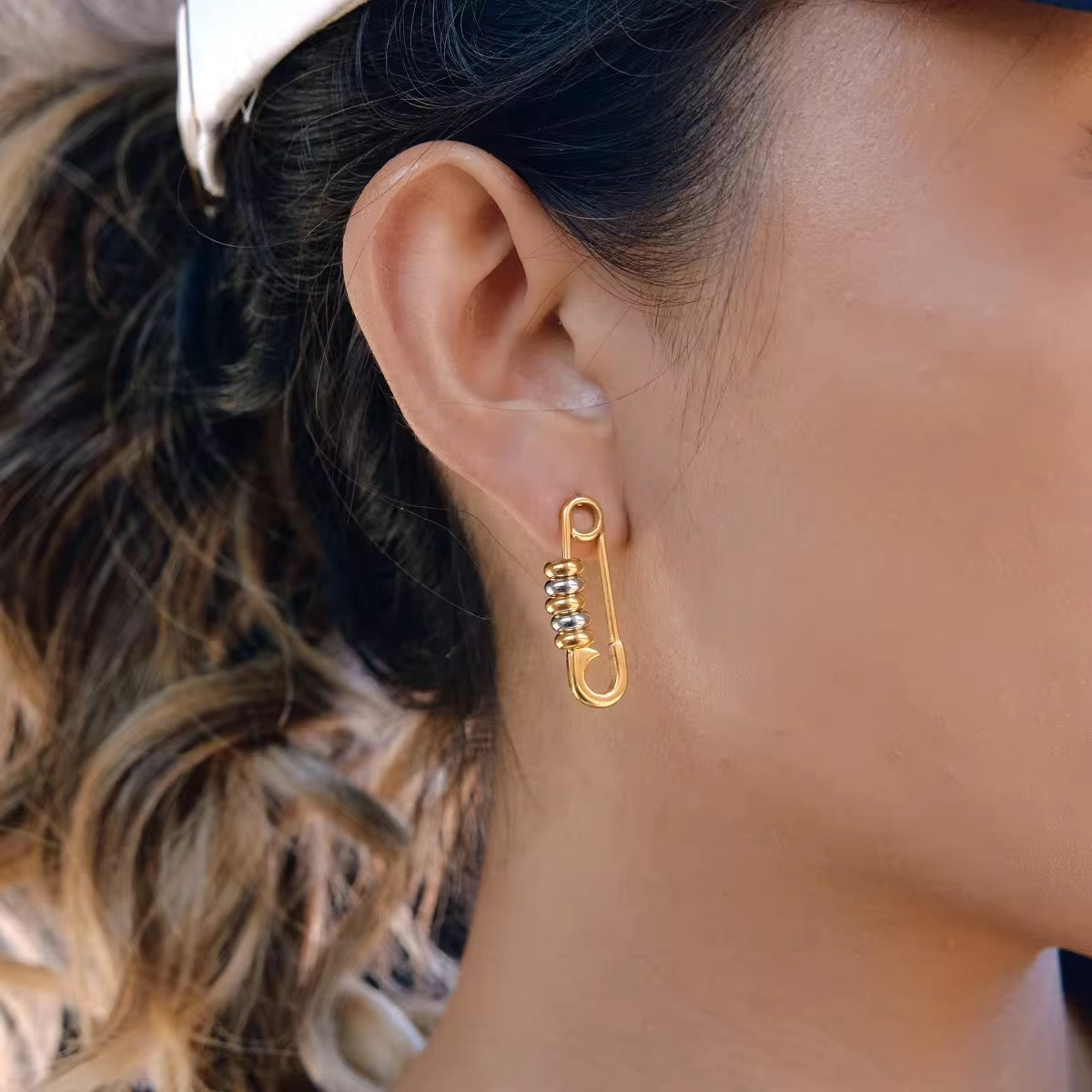 Safety Pin Earrings