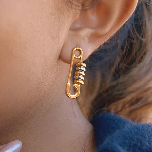 Safety Pin Earrings