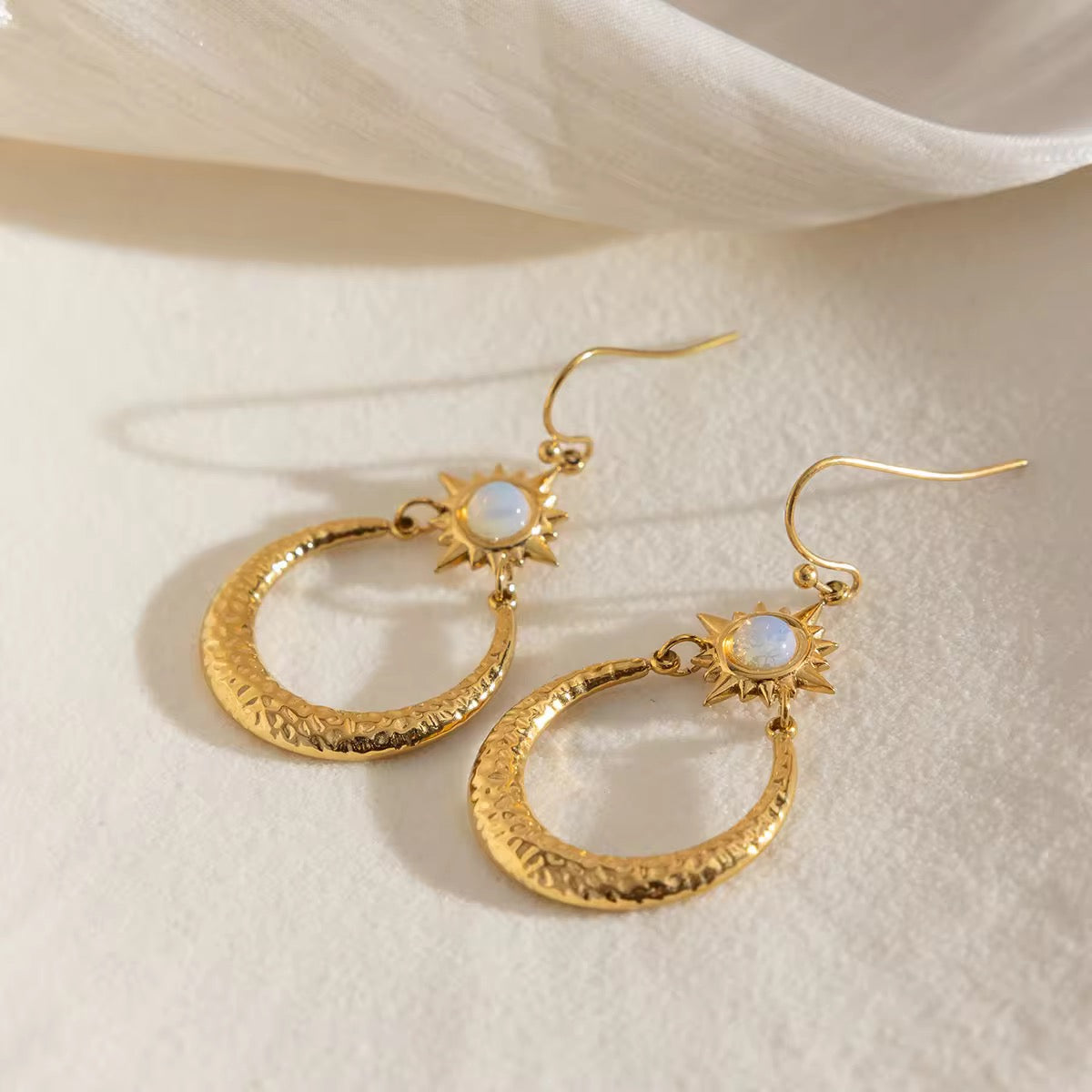 Boho Moon Earrings