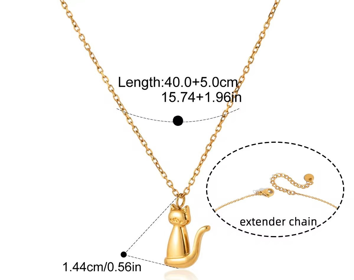 Tiny Cat Dog Necklace