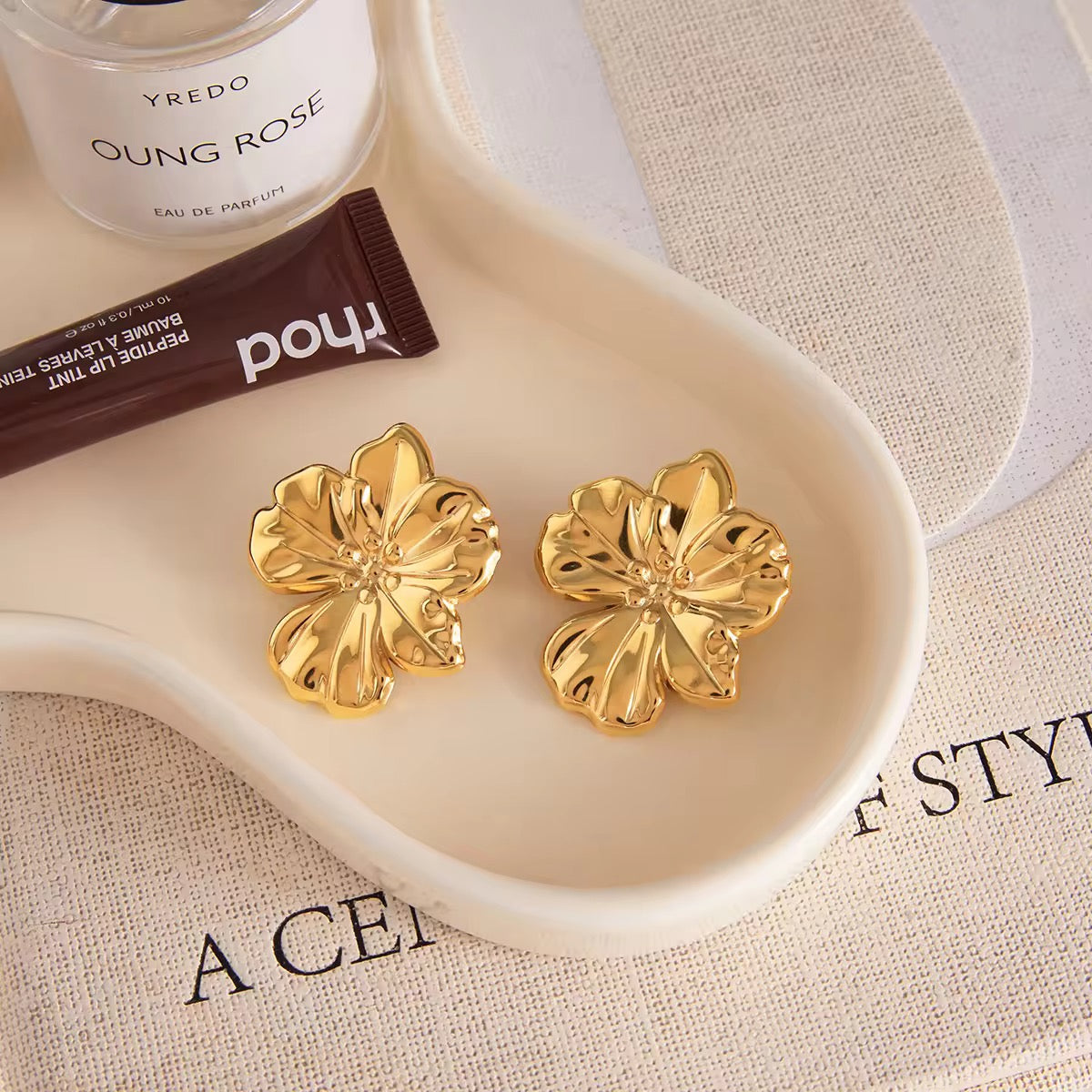 Flower Petal Earrings