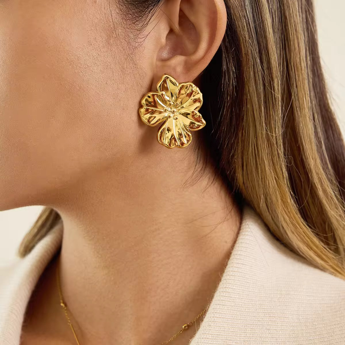 Flower Petal Earrings