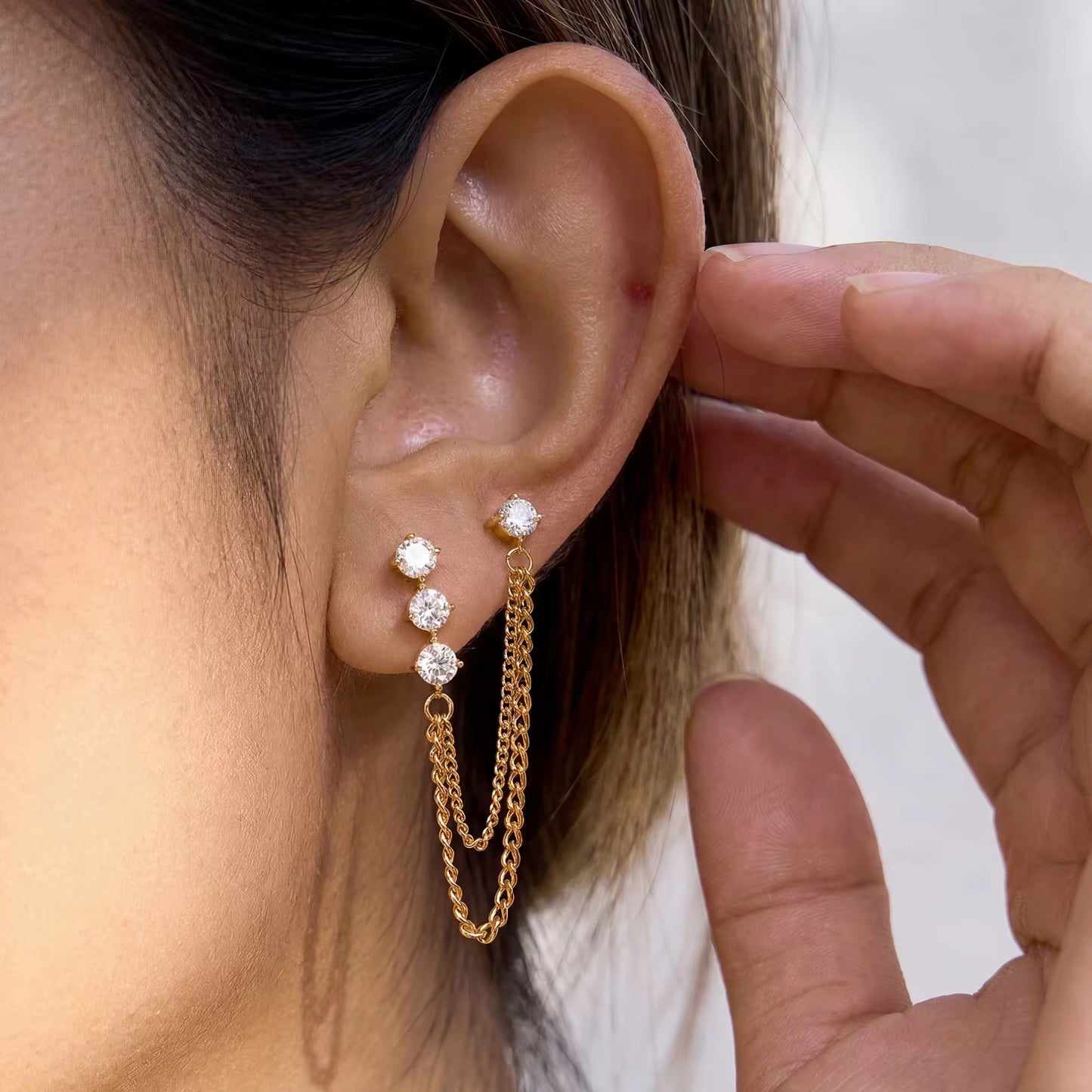 Zirconia Boho Earrings