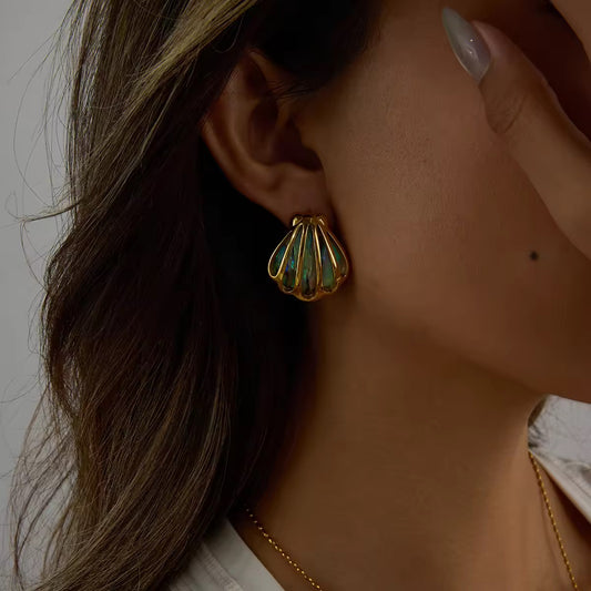 Chunky mermaid Studs