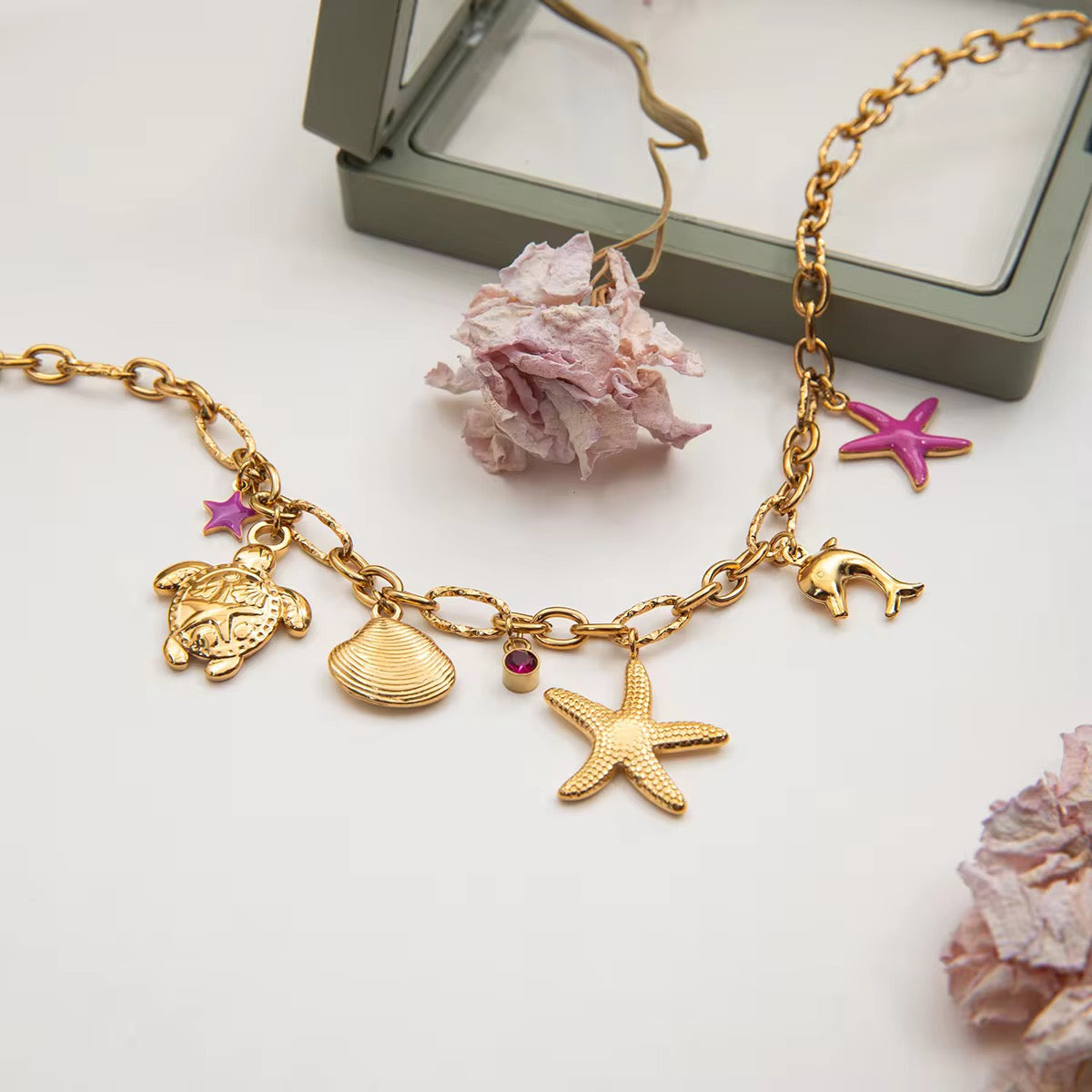 Pink Ocean Necklace