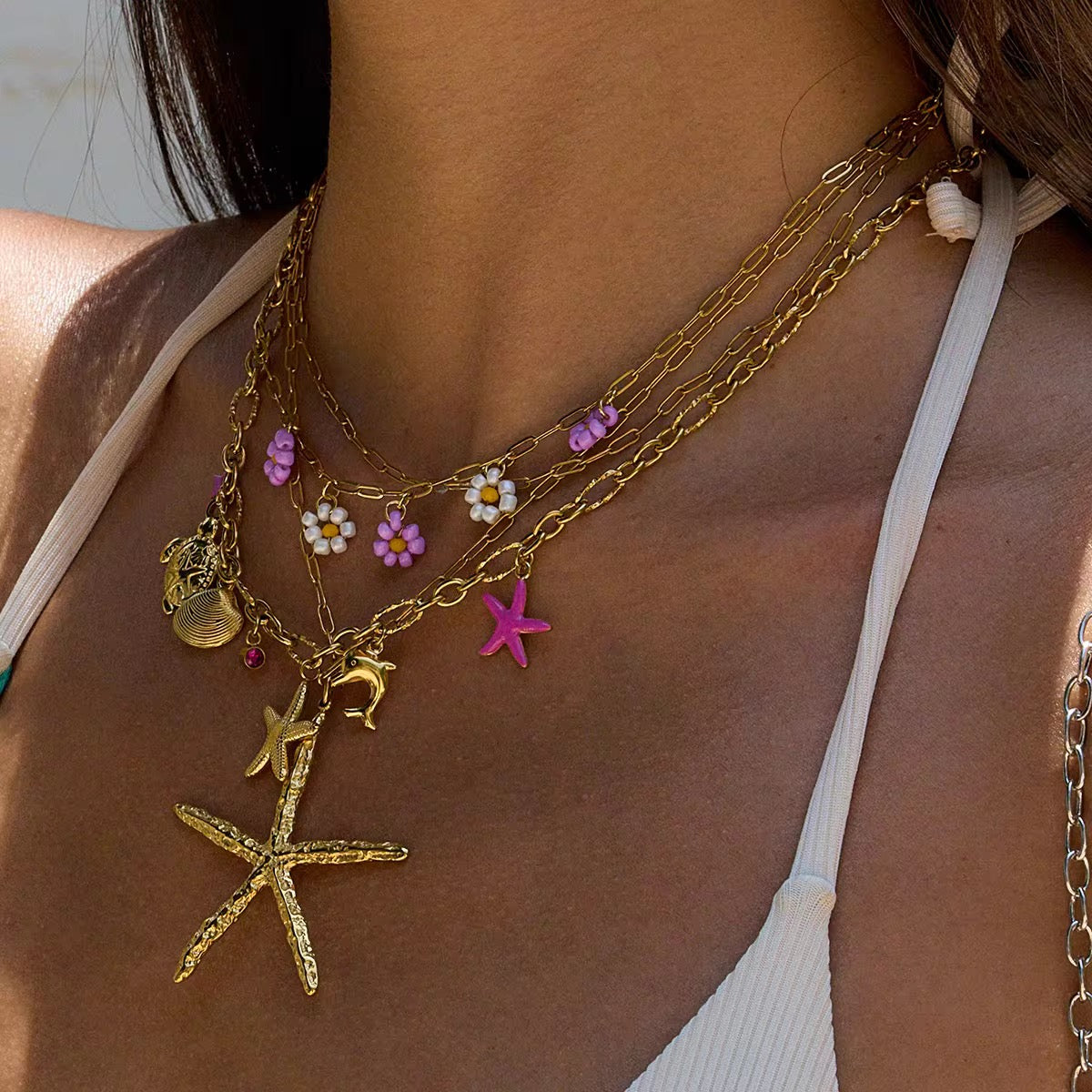Pink Ocean Necklace