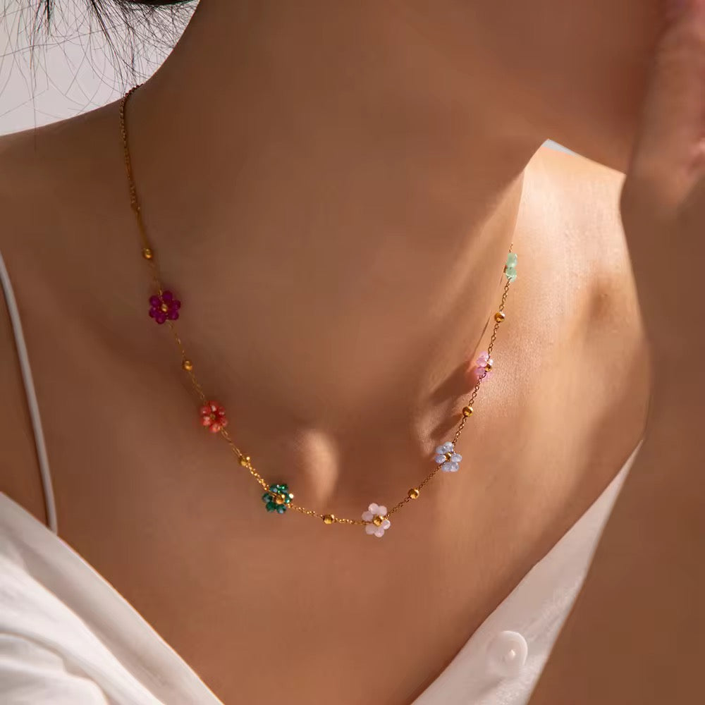 Flower Pastel Necklace