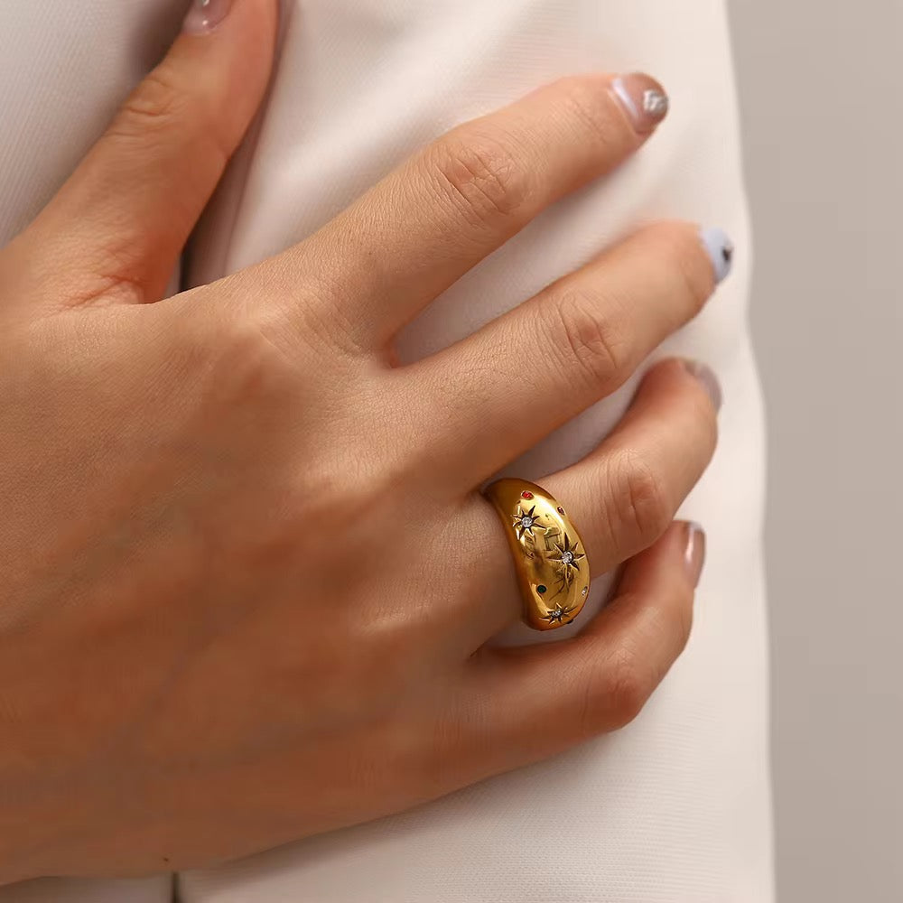 Chunky Star Ring