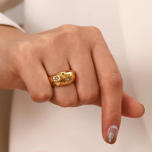 Chunky Star Ring