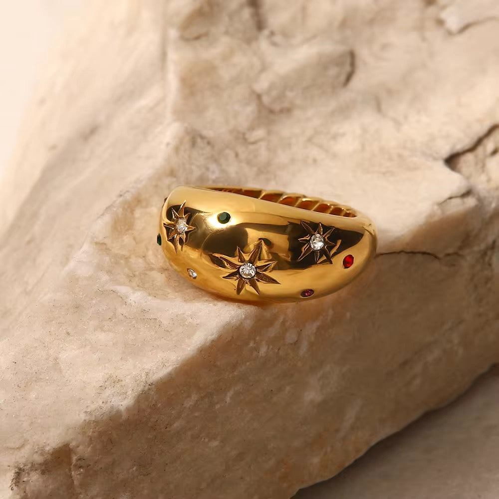Chunky Star Ring