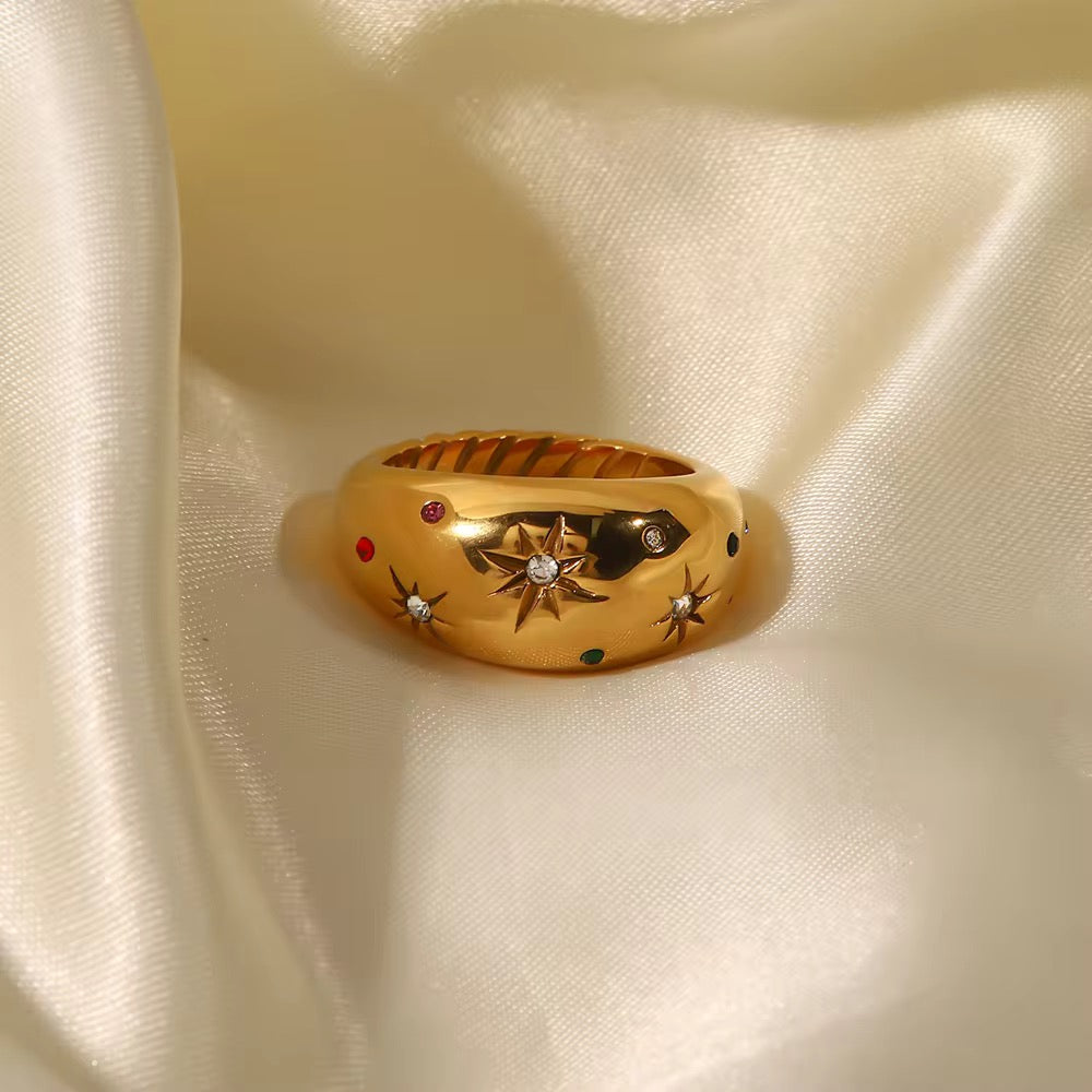 Chunky Star Ring