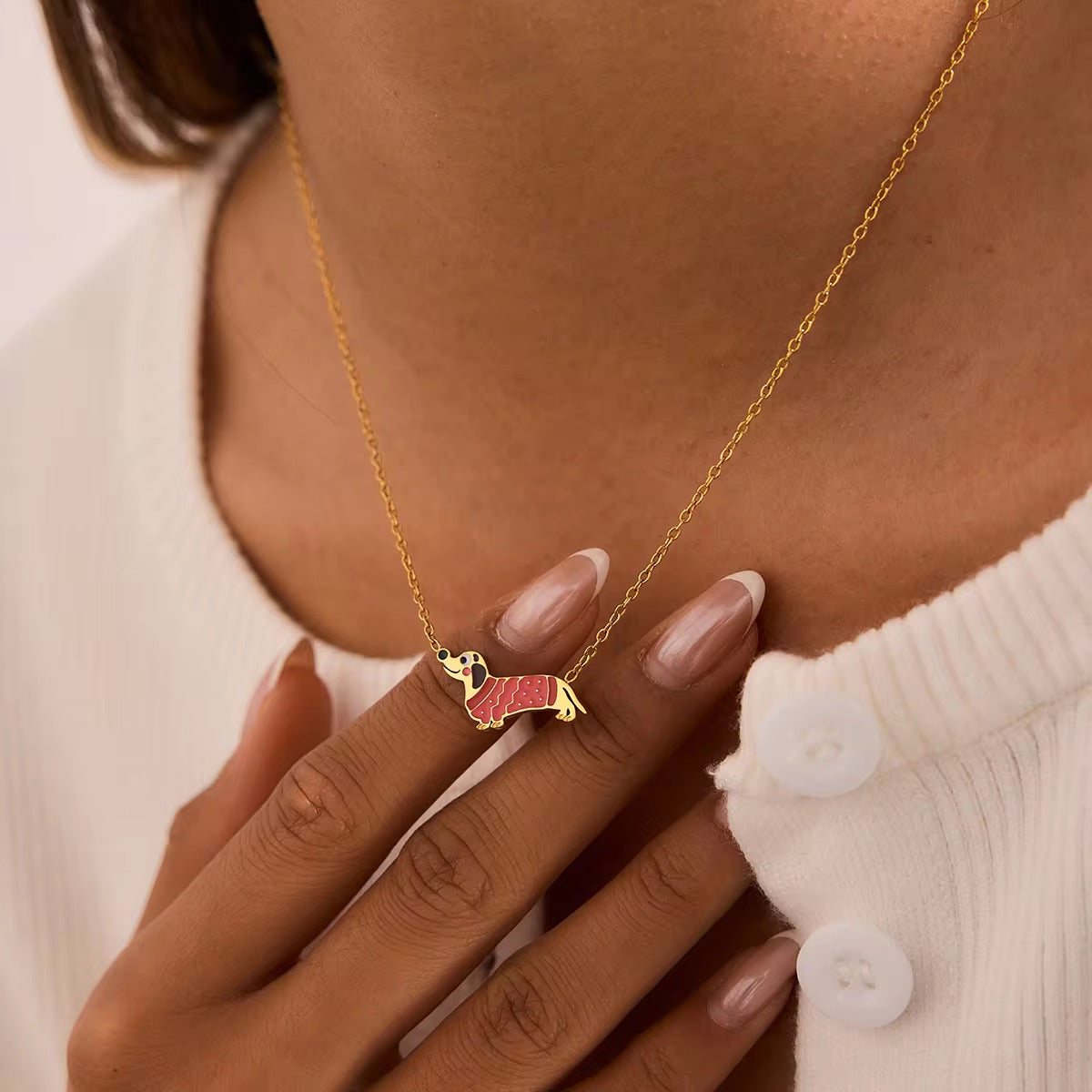 Cartoon Dog Necklace