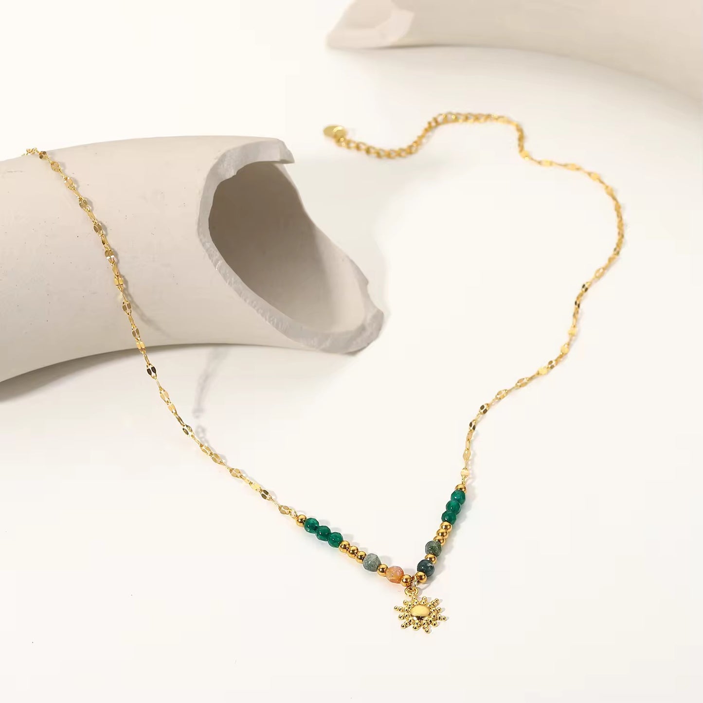 Sun beaded Necklace