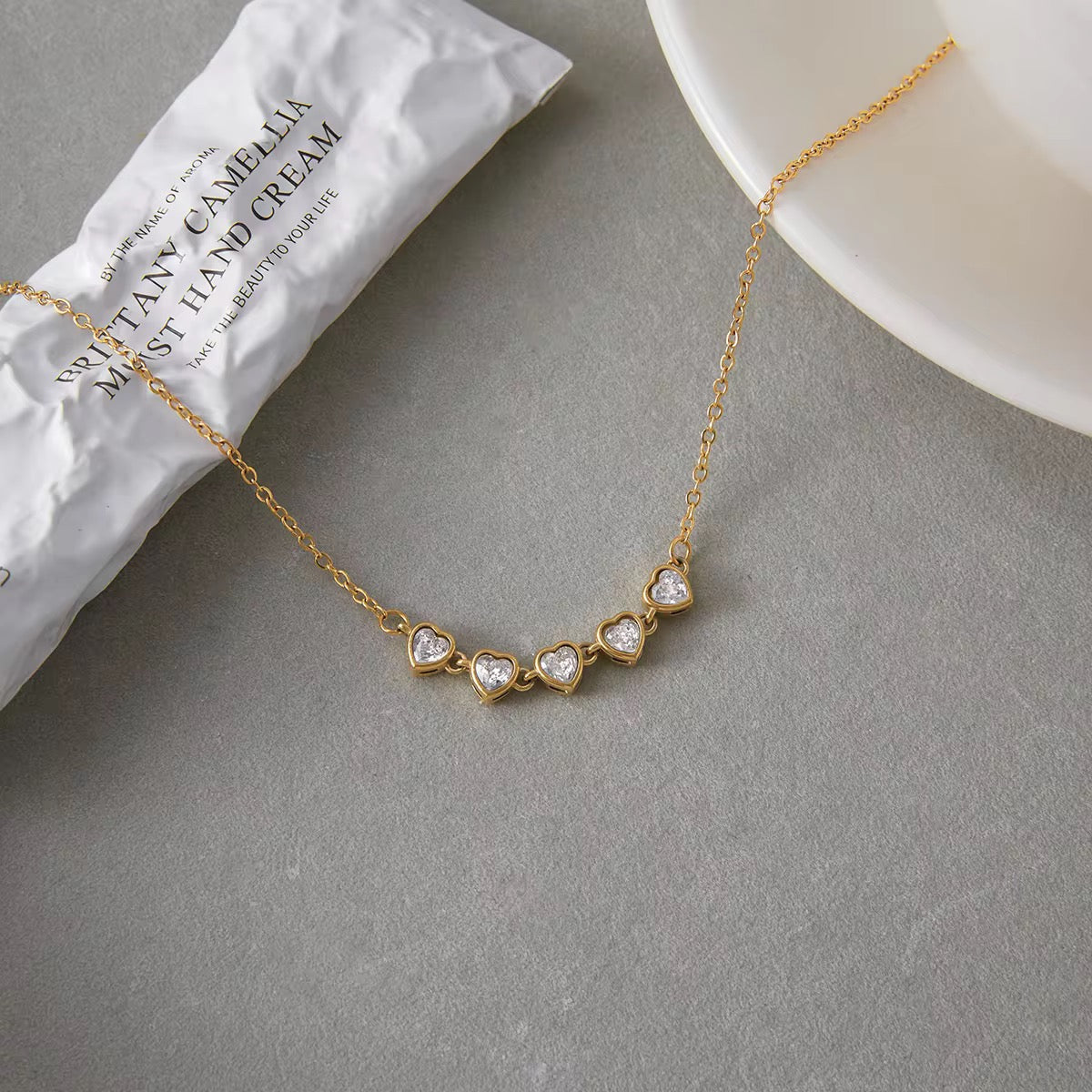 Tiny Hearts Necklace