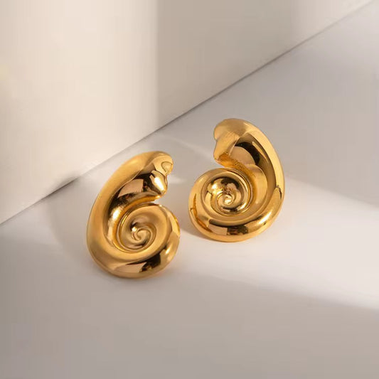 Spiral Conch Studs