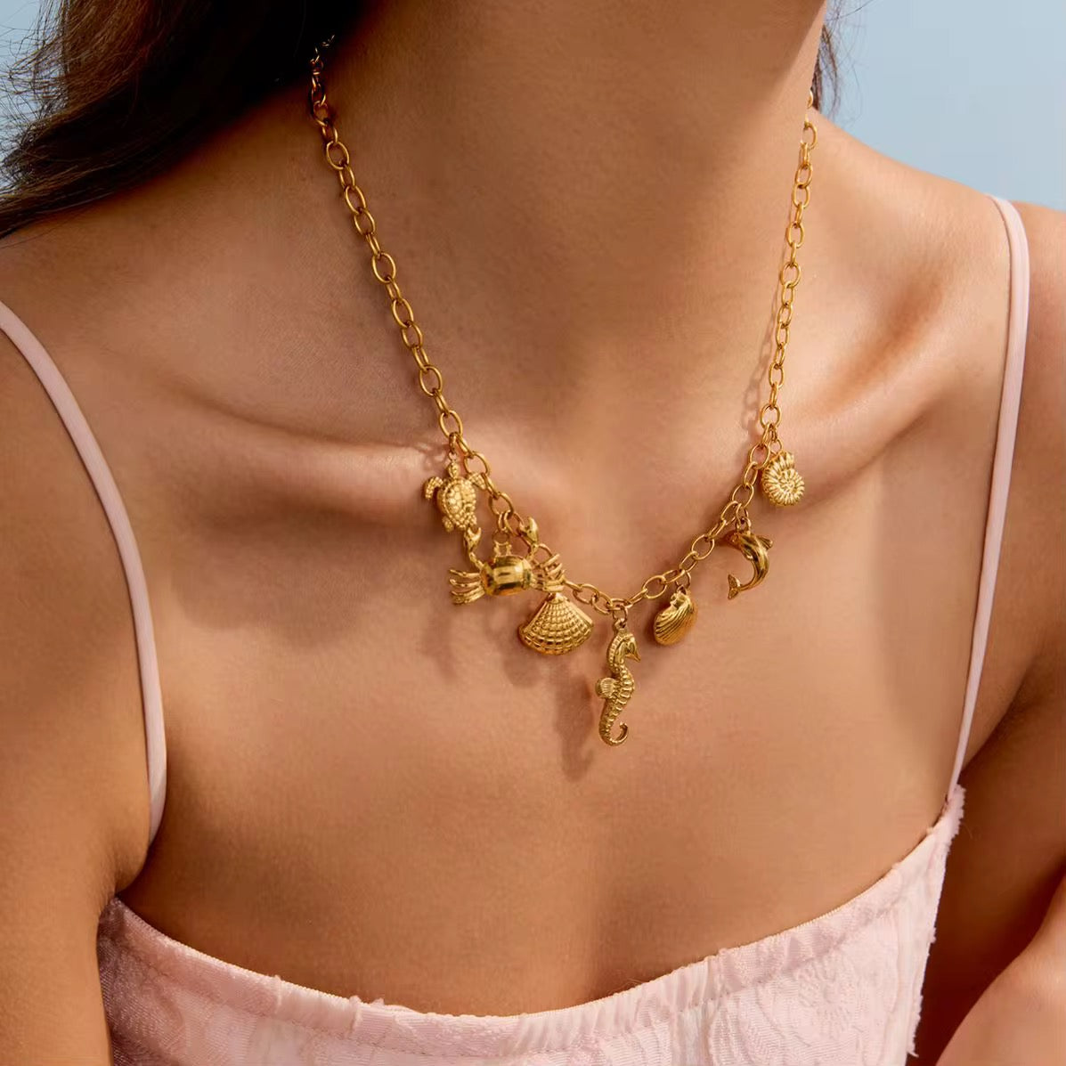 Alanna charm necklace