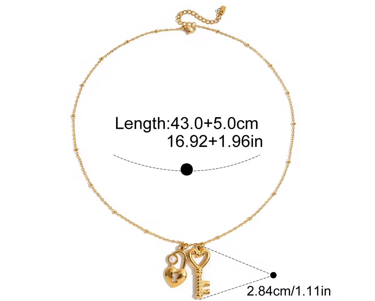 Lock & Key Necklace