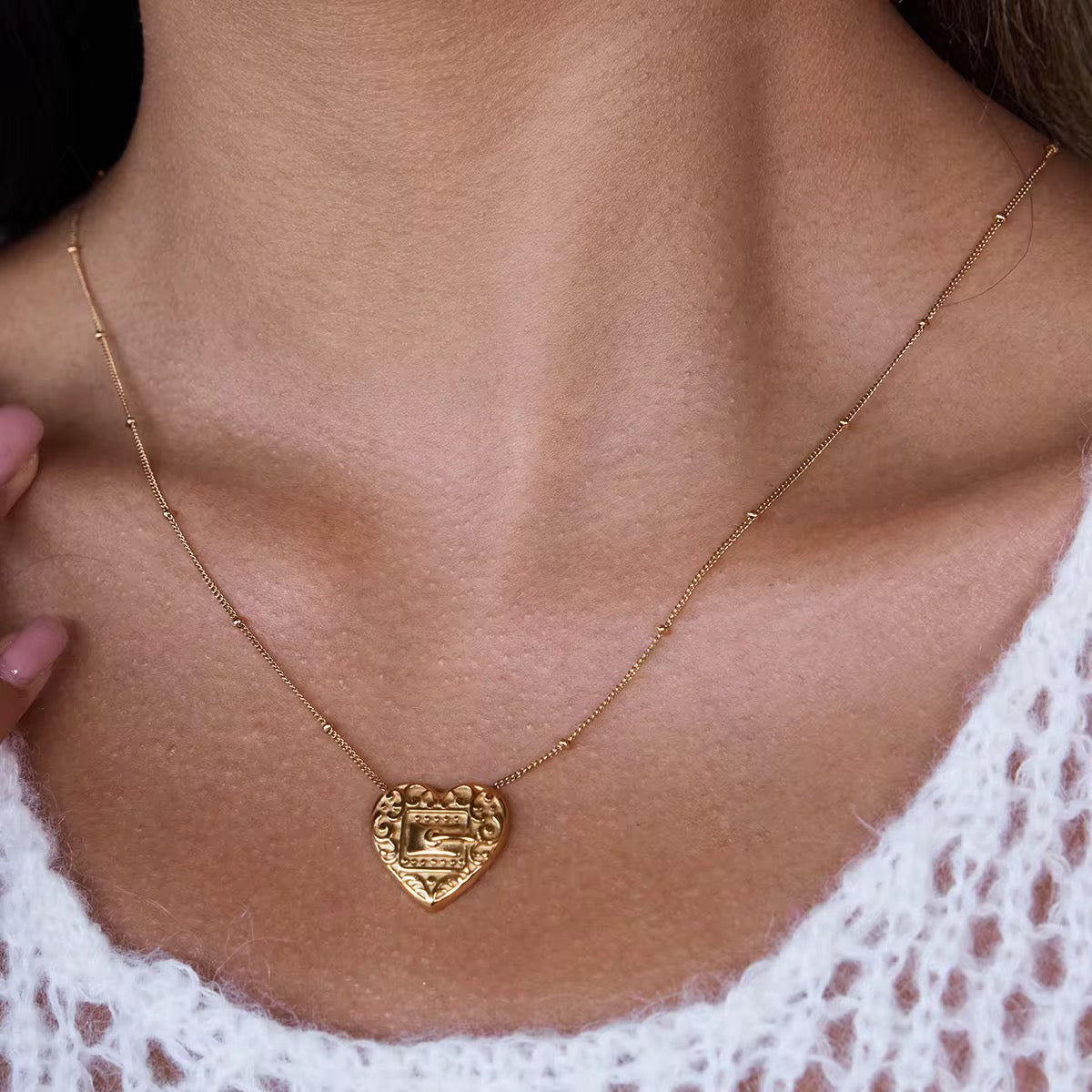 Vintage Heart Necklace