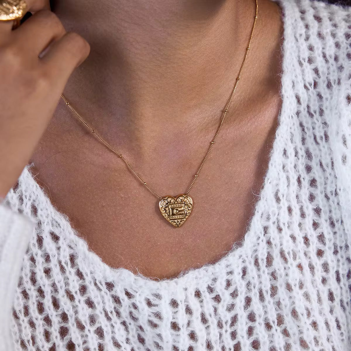 Vintage Heart Necklace