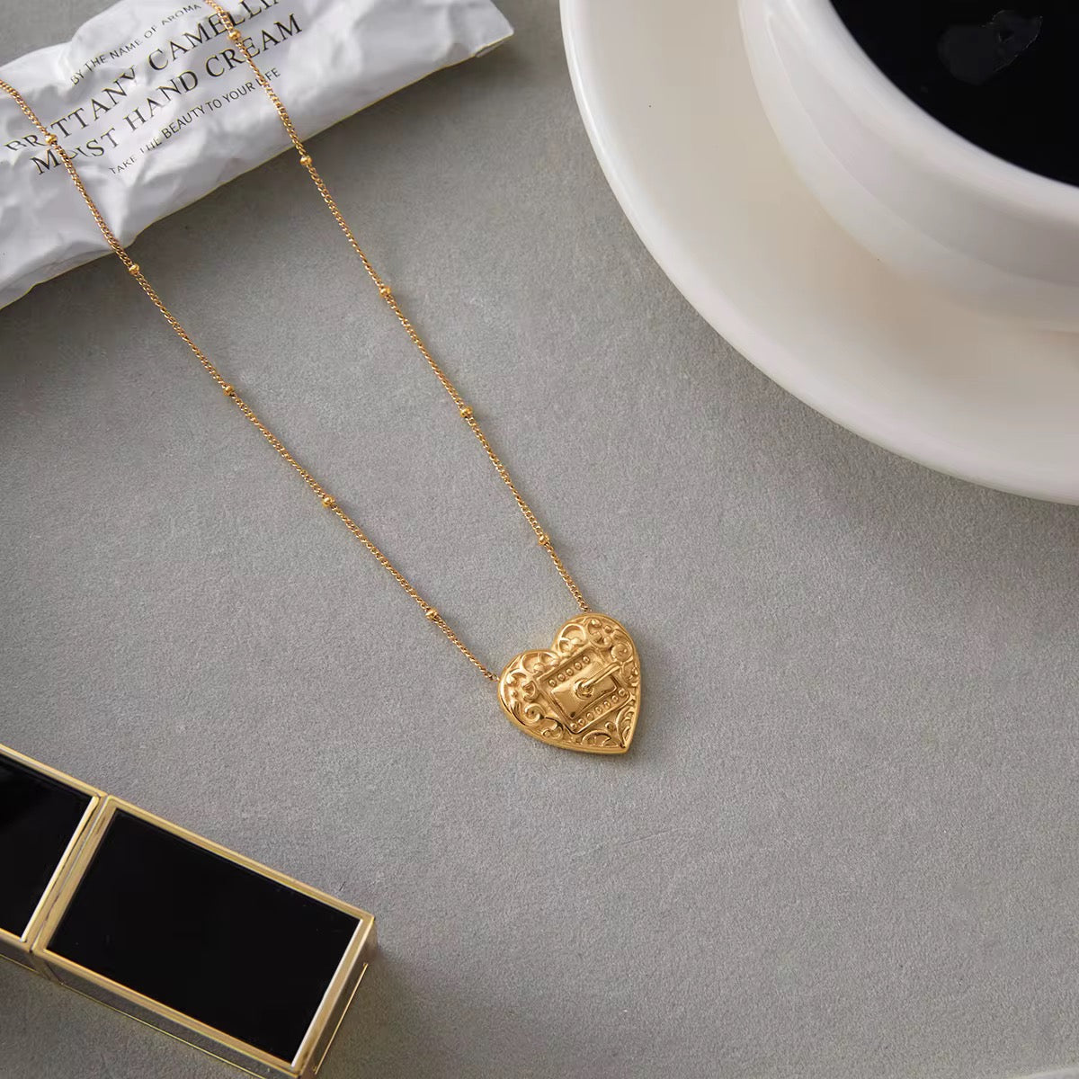 Vintage Heart Necklace