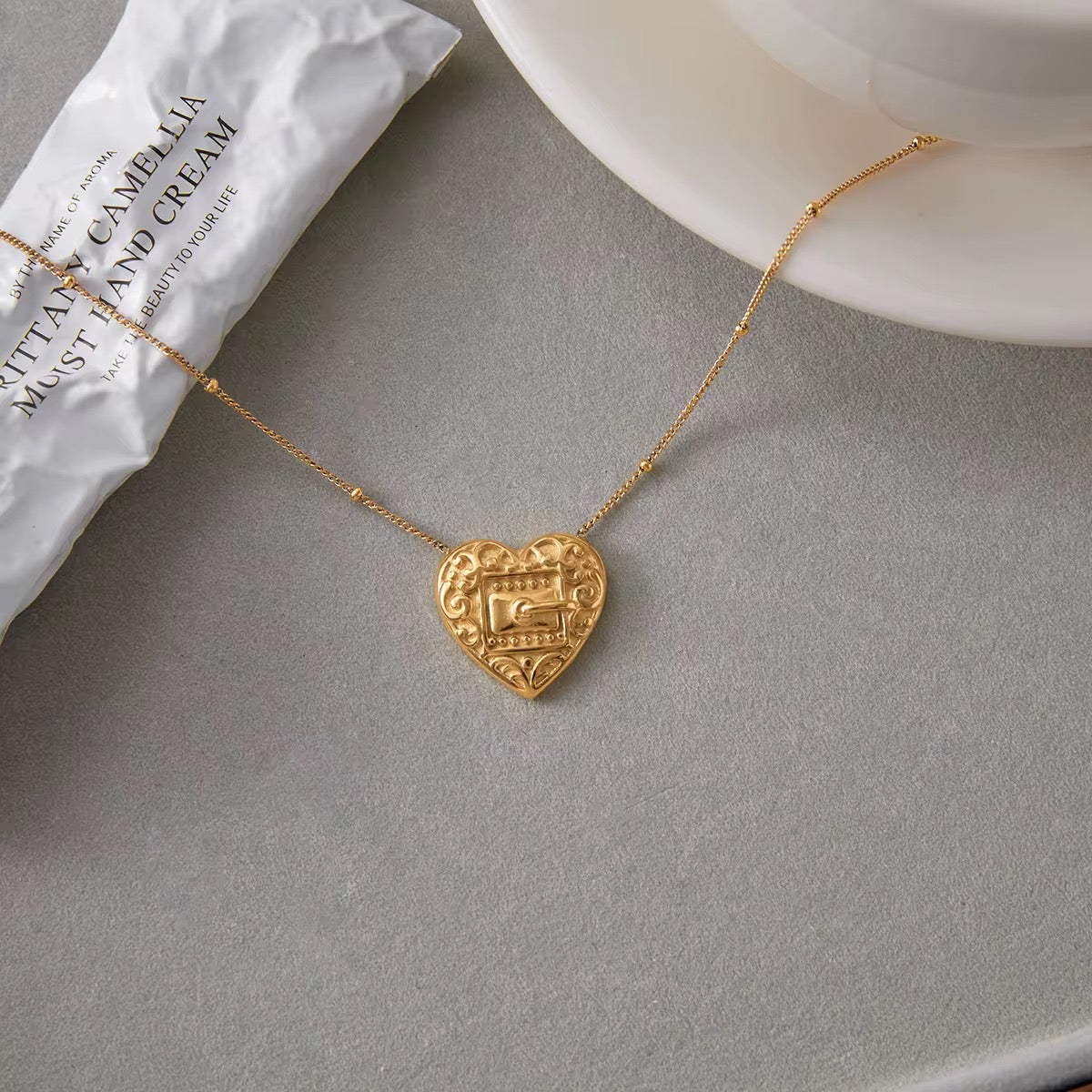 Vintage Heart Necklace