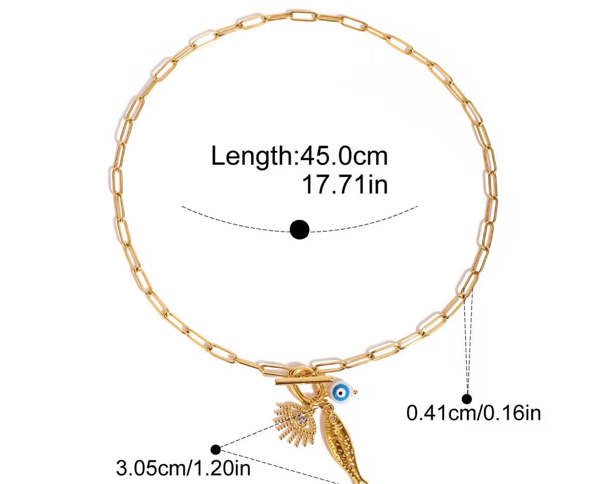 Fishy Eye Necklace