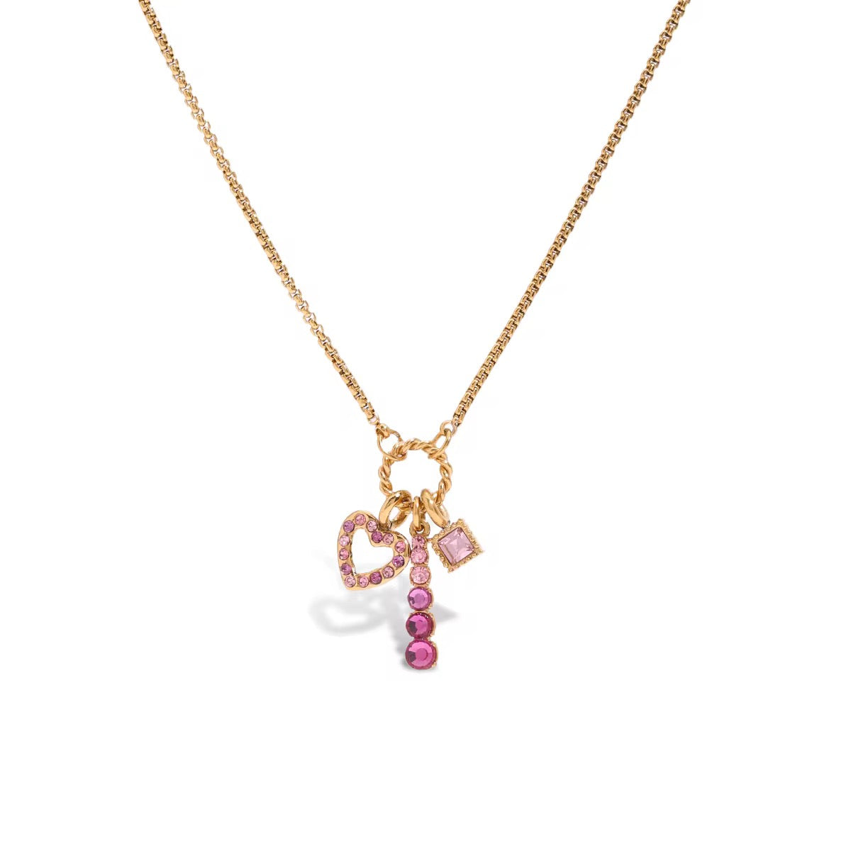 Pink Heart Necklace