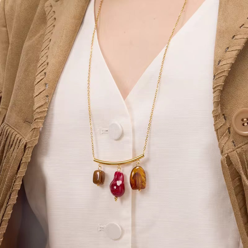 Resin Long necklace