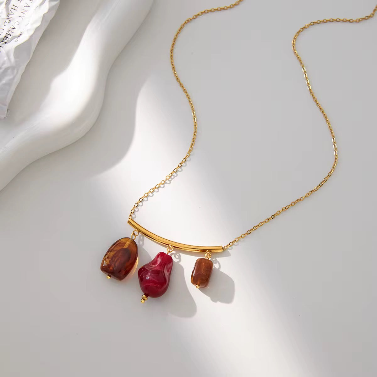 Resin Long necklace
